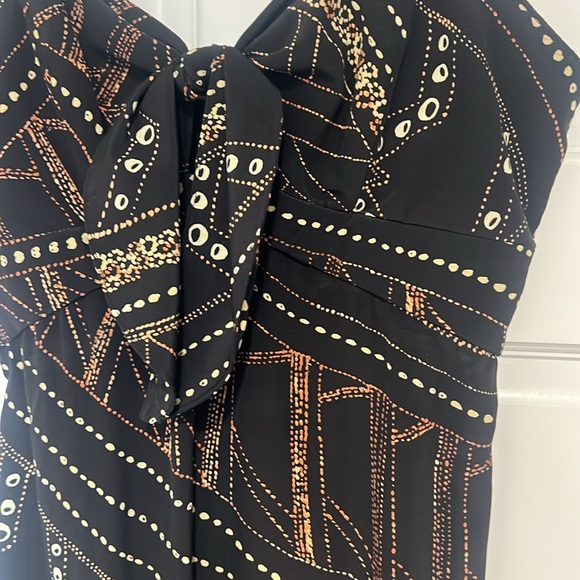 EUC Stone Cold Fox Art Deco Maxi Dress Sz 3 (L) - Picture 3 of 7